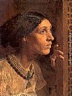 Mother Canvas Paintings - The Mother of Sisera Looked out a Window